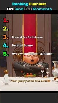 Ranking Funniest Gru And Dru Moments 🤣