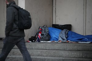 Homeless shelters under pressure as temperatures plunge to sub-zero