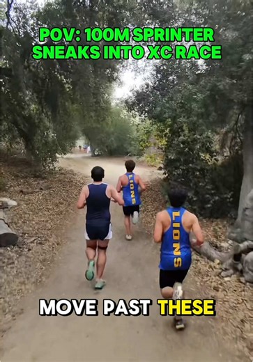 100m sprinter sneaks into xc race! Time to rest up for the next race. #trackandfield #crosscountry #xc #division3 #running