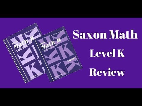 Saxon Math Level K Review