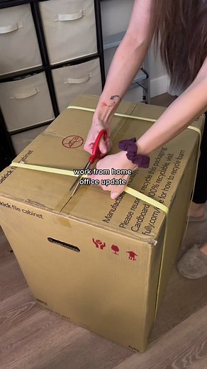 Home Office Organization: Desk File Cabinet Unboxing