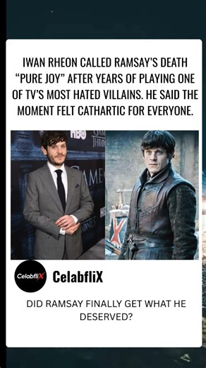 IWAN RHEON LOVED RAMSAY’S DEATH #GameOfThrones #RamsayBolton #IwanRheon #TVFacts