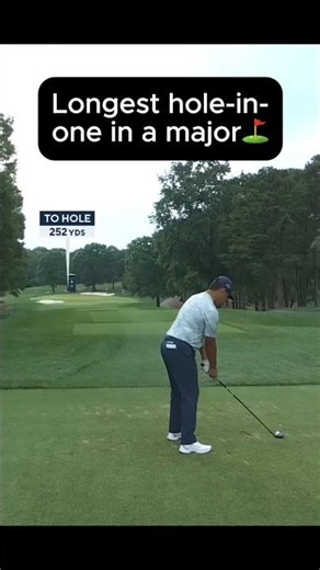 The best hole in one shot ever 🏌️ #golfgear #golfer #golf #golfshots #trending #golfswing #top