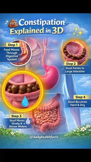 💩 Constipation Explained in 3D | What Really Happens Inside Your Body!