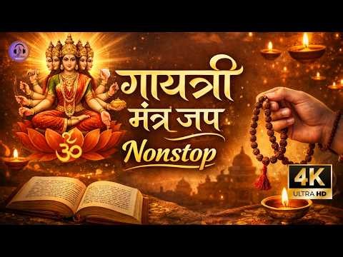 Non Stop Chanting I गायत्री मंत्र जप | Powerful Meditation Mantra | शक्तिशाली ध्यान मंत्र