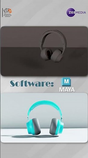 Autodesk Maya 3D Modeling Showcase | Headphone Design and Rendering