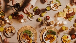 Guests Clink Glasses Sitting Beautifully Served Stock Footage Video (100% Royalty-free) 1107368193 | Shutterstock