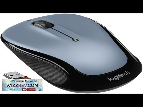 Logitech Wireless Mouse M325 with Designed For Web Scrolling Light Silver