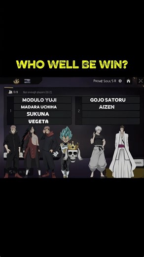 💀 Gojo & Aizen VS 4 Anime Monsters ⚡ | Yuji, Madara, Sukuna & Vegeta | Who Will Win? | Free Fire 🔥