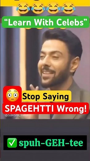 Stop Saying SPAGHETTI Wrong 😱 | Correct English Pronunciation