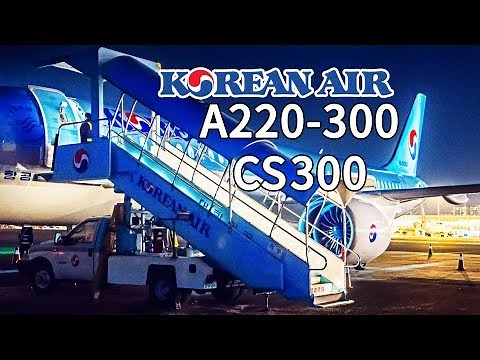 Korean Air's BRAND NEW A220-300 (CS300) | Ulsan - Seoul