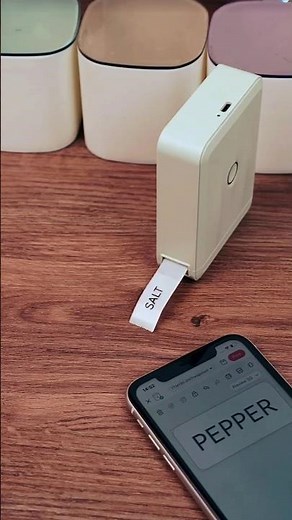 Portable Label Printer: Print Stickers Instantly!🏷️