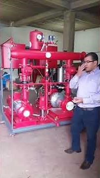 Présentation station de pompage anti incendie BK FIRE, kit incendie , pompe incendie , sprinkler ,