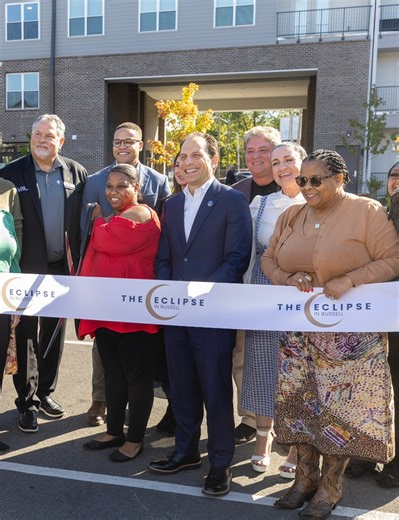 6.8K views · 84 reactions | Every person and every family in Louisville deserves access to a safe, quality, and affordable place to call home. We’ve made great progress, but there's still work ahead of us. Today's opening of The Eclipse in the Russell neighborhood is another step forward. | Mayor Craig Greenberg | Facebook