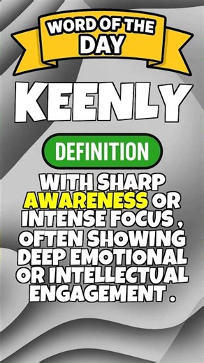 Word Of The Day | Day 127 | KEENLY
