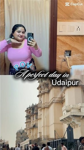 Udaipur Mini Vlog ✨City Palace to Rooftop Dinner 💛#citypalaceudaipur #udaipur #rajasthan #minivlog