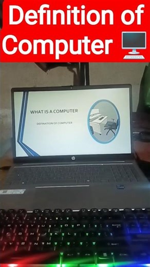 Definition of Computer #computer #shortsfeed #youtubeshorts #viral