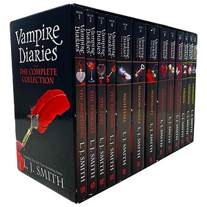 Vampire Diaries The Complete Collection Books 1 - 13 Box Set by L. J. Smith (The Awakening, Struggle, Fury, Reunion, Night Fall,Souls)