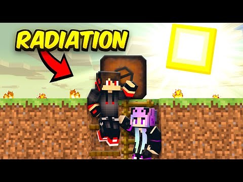 We Created bunker to survive HARMFUL RADIAITON In Minecraft