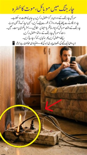 Phone Charging Safety Can Save Lives#PhoneSafety #ChargeSmart #StaySafeOnline #DigitalAwareness #Sm