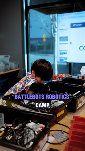 iCode Bellevue on Instagram: "This February, your child won’t just play with robots they’ll build them. From February 16–20, iCode Bellevue is hosting a LEGO BattleBots Robotics Camp designed for students ages 6–9. In this hands-on camp, students build and code their own robots using LEGO kits. They learn how to program basic movements, complete simple challenges, and eventually test their creations through fun, friendly robot battles. Along the way, kids develop problem-solving skills, teamwork
