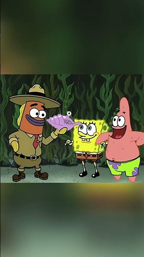 Spongebob Finds the MAGIC CONCH: They All Hail It! #shorts