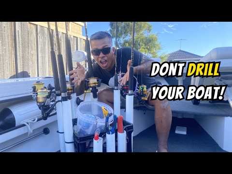Don’t Drill Rod Holders in Your Boat Until You See This DIY Hack
