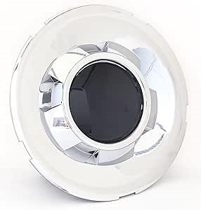 YAKKU 1 Pcs 20 Inch 6 Lug Chrome Plated Wheel Center Caps for 2009-2014 Chevy Silverado Tahoe Suburban Avalanche 1500 Pickup Truck SUV Hubcap Cover Replaces 9597347 (Black, OD: 190MM/7.5IN), 9597345