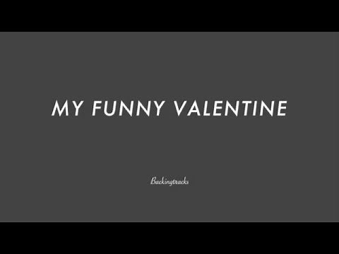 MY FUNNY VALENTINE chord progression - Jazz Backing Track Play Along