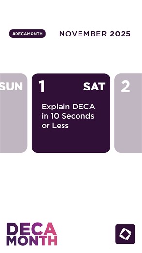 #DECAMonth Day 1: Explain DECA in 10 seconds or less! 🔷🔷 | DECA Ben Barber Innovation Academy