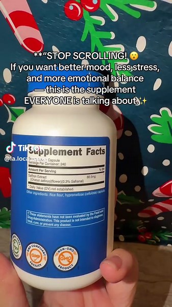 People use saffron to help with: ✔️ Boosting mood ✔️ Reducing emotional eating ✔️ Supporting calm focus If you want better mood, less stress, and more emotional balance — this is the supplement EVERYONE is talking about.✨#health #supplement #saffron #mood
