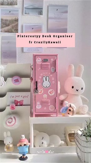 Crazily Kawaii® on Instagram: "Pinteresty Metal Locker 🩷 Shop now @crazilykawaii (link in bio)"
