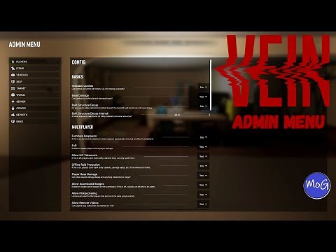 How To Access The Admin Menu | VEIN Tutorials-Admin Menu