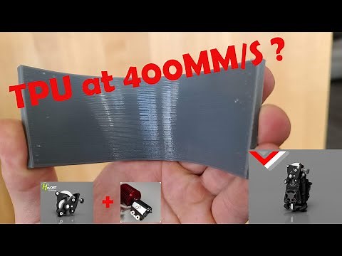 Nova Hotend TPU speed test 400mm/s?