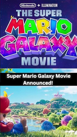 Super Mario Galaxy Movie Announced! Release Date & Returning Cast Revealed 🎬🍄