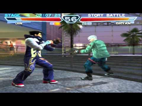 Tekken 4 Jin Kazama Playthrough