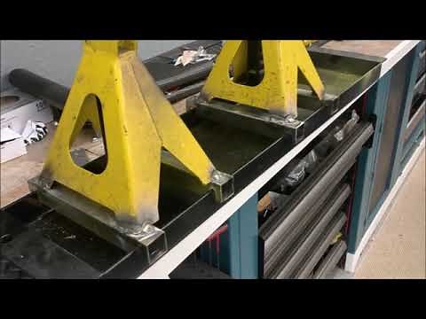 How to use Jack stands on a 4 post lift