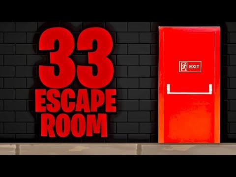 33 ESCAPE ROOM (All Levels) Fortnite