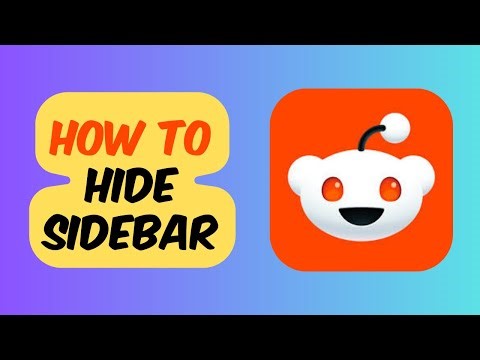 How To Hide Sidebar | Reddit