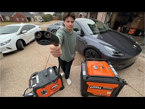 Can a generator charge your Tesla?