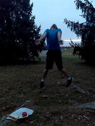 Just havin a picnic and thought I would gargle some water. #silly #weird #ritual #whimsical #wtf