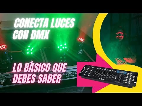 COMO OPERAR LUCES - PROTOCOLO DMX - FUNCIONES BÁSICAS PARA CONFIGURAR TU PRIMER KIT CON CONSOLA DMX
