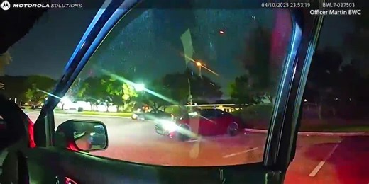 HPD: Officer fires weapon at stolen vehicle that nearly hit him, leading to police in chase Houston