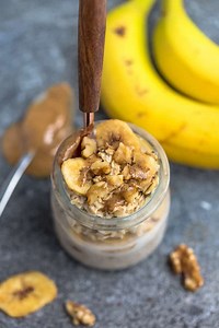 Banana Overnight Oats Recipe | Healthy Meal Prep Breakfast Idea