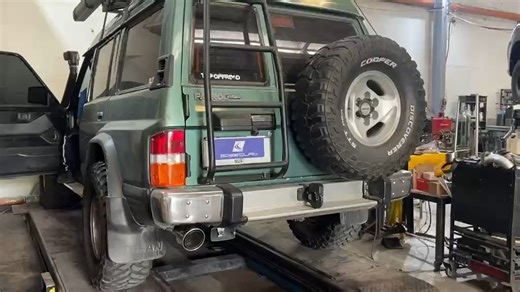 Nissan Patrol TD42 diesel with custom 6-2-1 long tube headers and Borla full exhaust. Sounds a lot meaner than any turbo diesel out there. | Speedlab