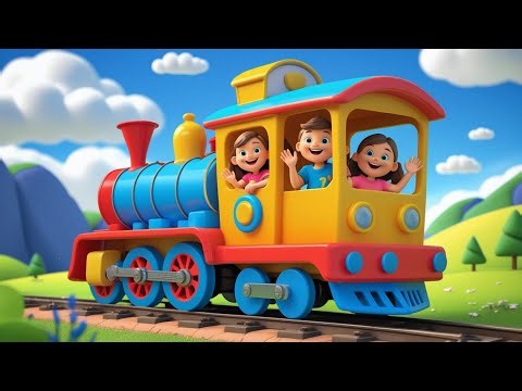 "ALL ABOARD! 🎶 Fun Choo Choo Train Song for Kids - A Catchy Nursery Rhyme Adventure!"