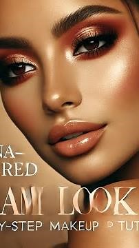 Flawless Latina-Inspired Makeup Look: Step-by-Step Tutorial for a Radiant Glow! tiktok: karina_abi1