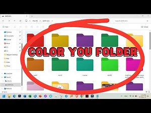 How to Color your folder with Folder Colorizer
