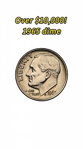 37K views · 570 reactions | Over $10,000 For a 1965 dime? SILVER! #coins #coincollecting #rarecoins #dime #fyp | HeritCoin | Facebook