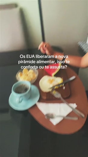 Nova Pirâmide Alimentar dos EUA: O que você acha?